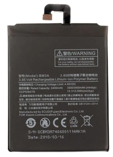 Xiaomi Mi Note 3 Battery BM3A
