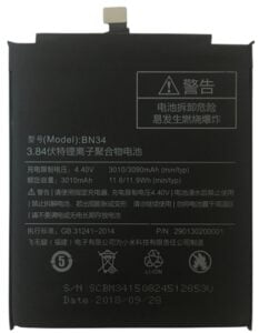 Xiaomi Redmi  5 A Battery BN34