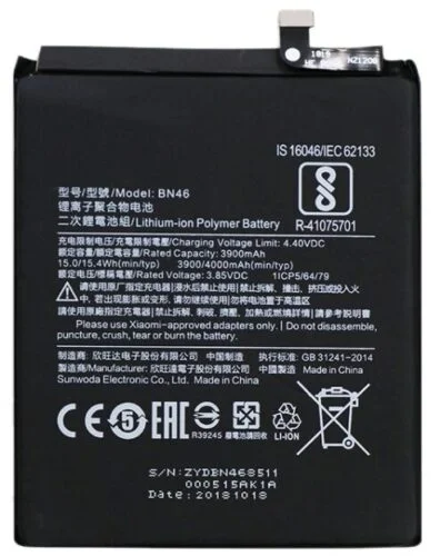 Xiaomi Redmi  Note 8 / Redmi Note 8T Battery .