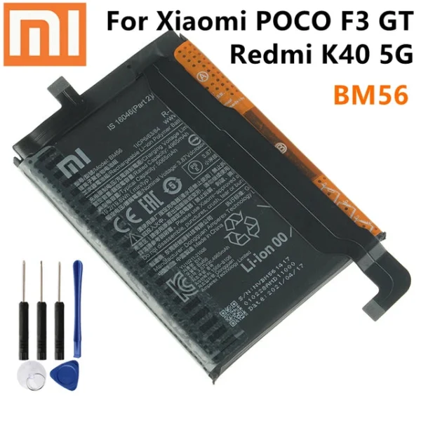 Xiaomi Redmi K40 5G Battery BM56 (Original)